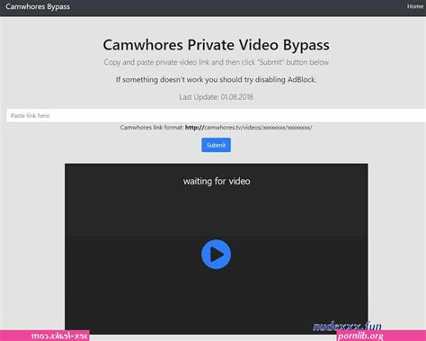 camwhore tv bypass|[TamperMonkey] CamWhores.TV Private Link Batch Fetcher.